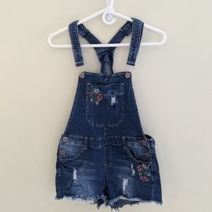 YMI Jeans Overall Jumper Shortalls in Denim